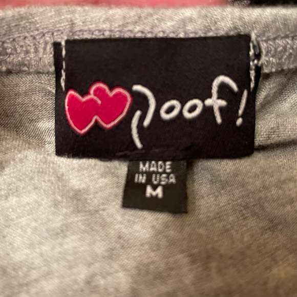 Poof! Womens Grey Dress Size Medium - Picture 4 of 4